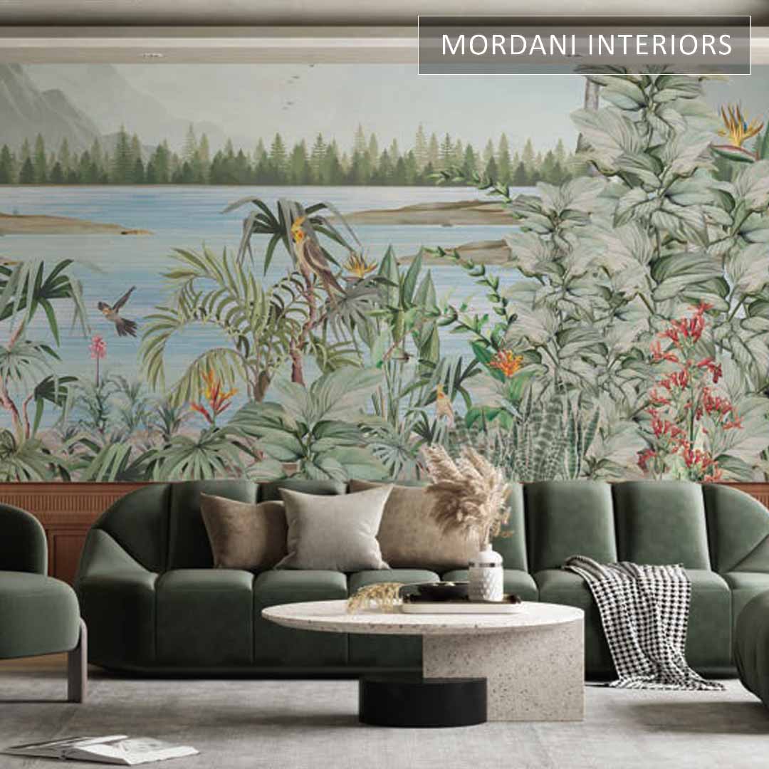 Euphoria With Moulding Wall Mural